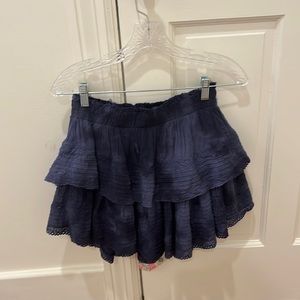Aerie Rock n Ruffle tie die skirt
